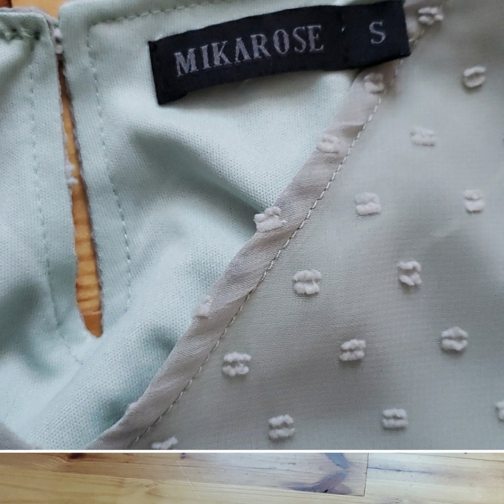 Mikarose swiss dot dress